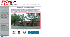 Desktop Screenshot of pfister-and-co.com