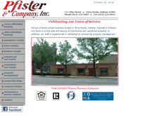Tablet Screenshot of pfister-and-co.com